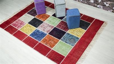 Madalyon Patchwork Antik Anadolu Halısı Simbad