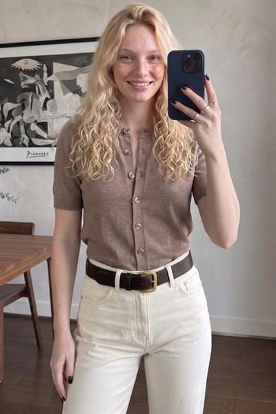 KISA KOLLU VİZON HIRKA