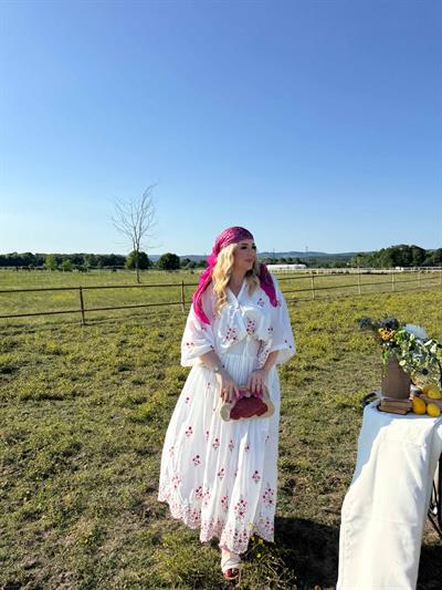 Bella Nakiş İşlemeli Premium İthal Takım Beyaz