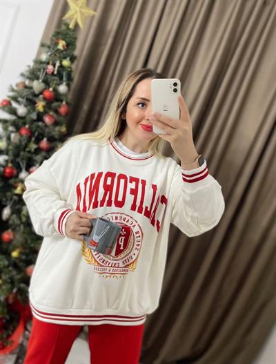 California Yazılı Sweat