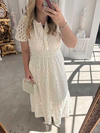 Emilly Fisto Elbise Beyaz