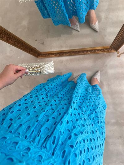 Emilly Fisto Elbise Mavi