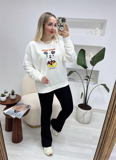 Fermuar Detaylı İspanyol Tayt Pantolon