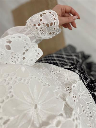 Firfir Fisto Detaylı Pamuk Kumaş Gömlek