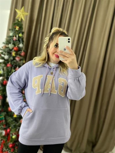 Gap  Lila Kapüşonlu Sweatshit