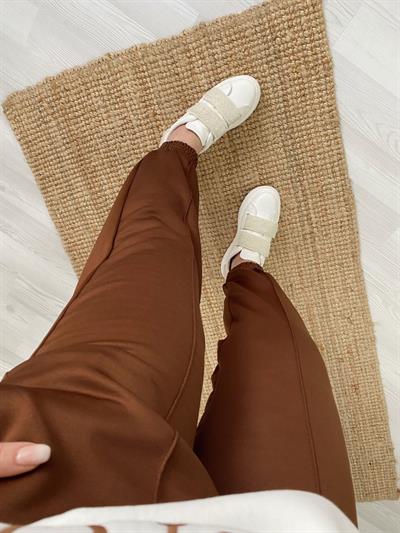 Kahverengi Jogger Orj Marka Kumaş Pantolon