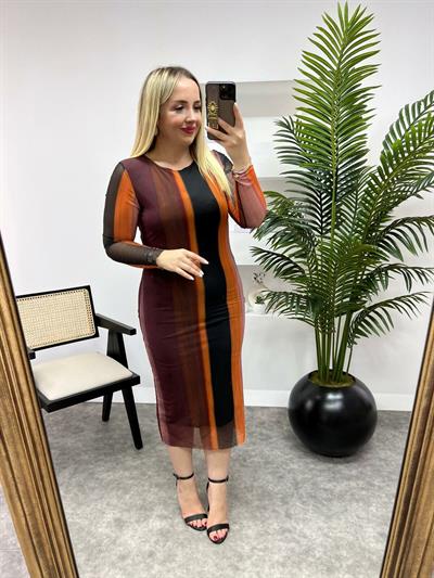 Kalem Model Tül Elbise