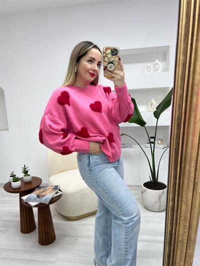 Kirmizi Pembe Love Kazak