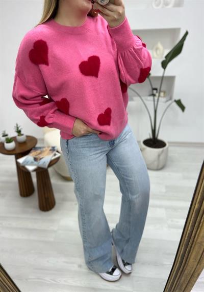 Kirmizi Pembe Love Kazak