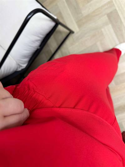 Selen yarım kol Pamuk viskon takım Nar Çiçeği