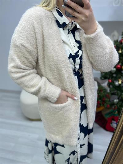 Lady Ekru Yumoş Hirka