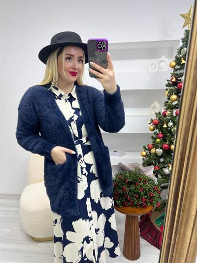 Lady Lacivert Yumoş Hirka