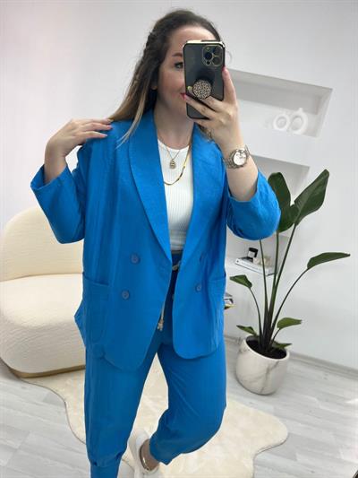 Lara Keten Ceket Mavi