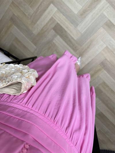 Layana Tasarım Tensel Elbise Pembe