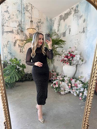 Lima Taşli Tasarım Tül Elbise