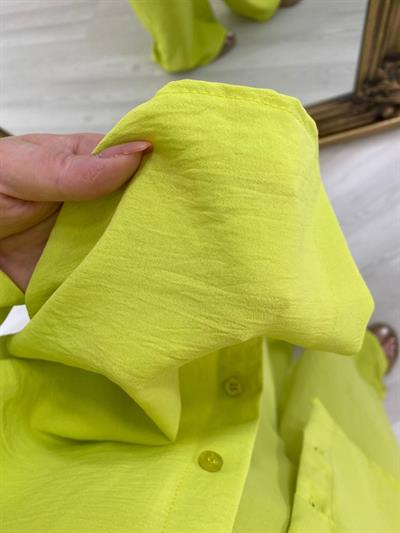 Linda Aerobin Takım Lime Renk