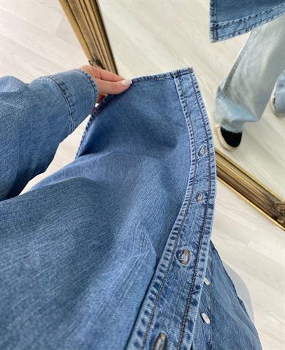 Mavi Düğmeli Orjinal Zr Ceket /Gömlek