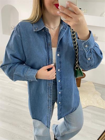 Mavi Düğmeli Orjinal Zr Ceket /Gömlek