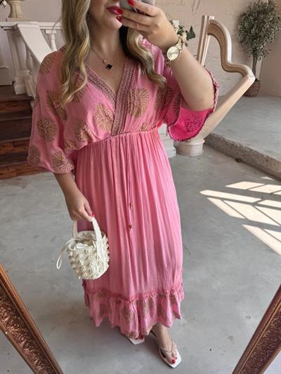 Melissa İthal Tasarım Elbise Pembe