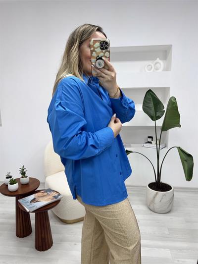 Orj Marka Mavi Poplin Gömlek