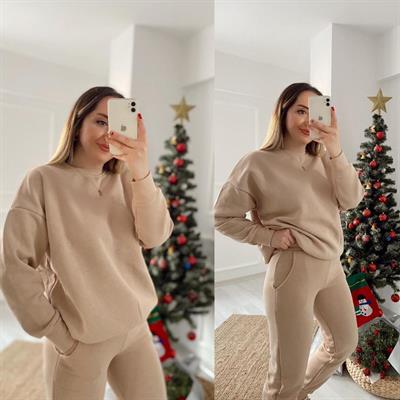 Nude Bisiklet Yaka Takım
