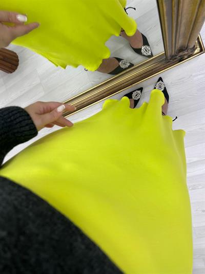 Olive Renk Saten Etek