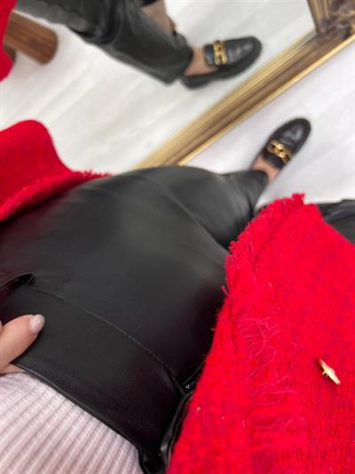 Orj Marka İthal Deri Pantolon