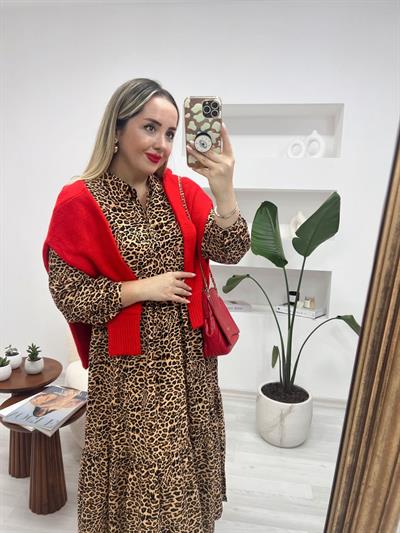 Orj Marka Leopar Elbise