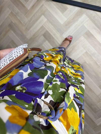 Orj Marka Model Desenli Poplin Elbise