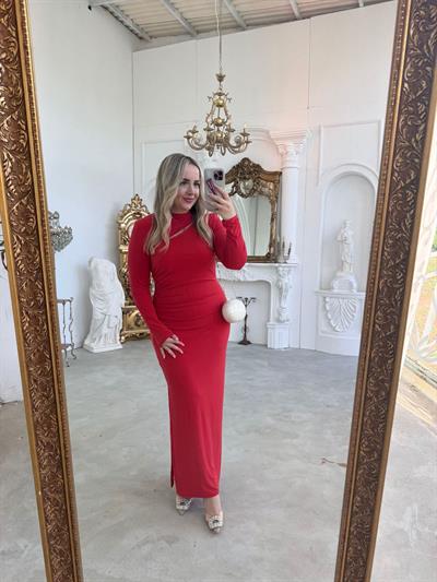 Orj Marka Model Kırmızı Elbise