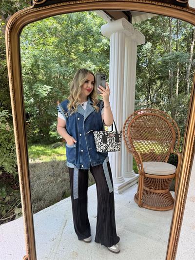 Orj Marka Model Tasarım Jean Yelek