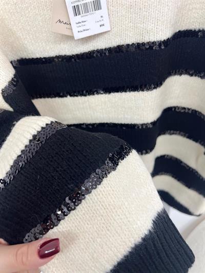 Orj Marka Pullu Çizgili Kazak