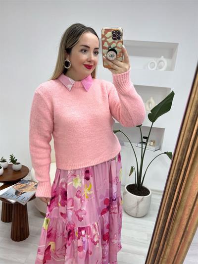 Orj Marka Şeker Pembe Kazak