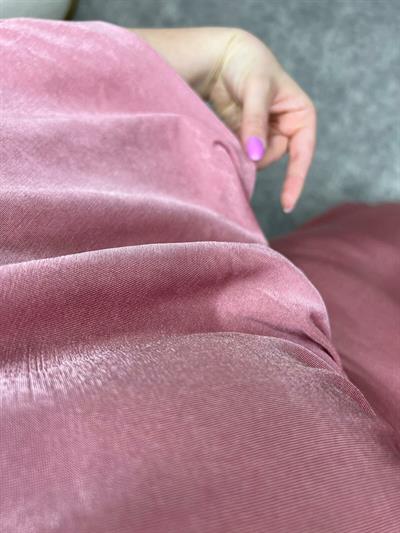 Orj Marka Yarasa Kol Toz Pembe Elbise