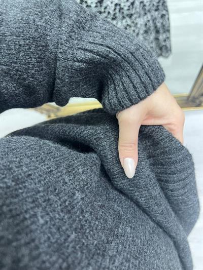 Orj Marka Antrasit Triko Kazak