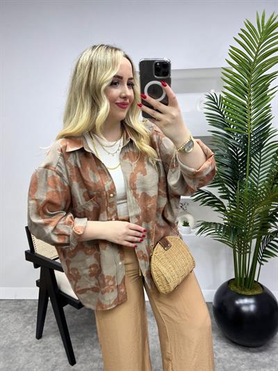 Orj Zr Beli Lastikli Pantolon Camel