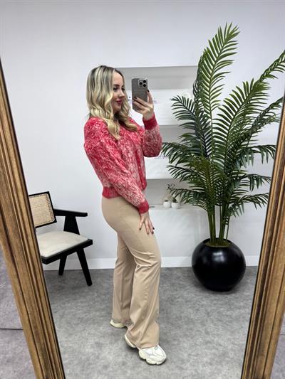 Orj Zr Önden Şeritli Pantolon Bej