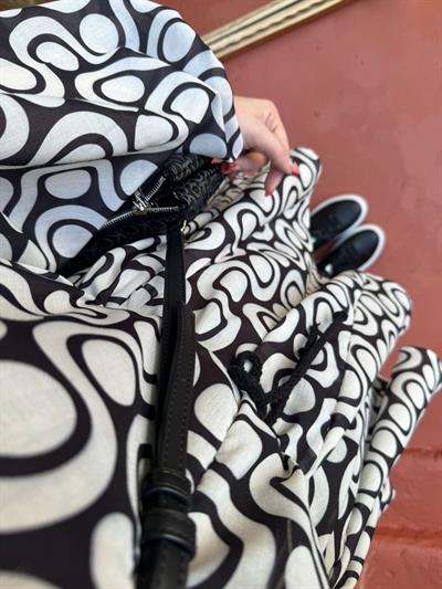 Orj Zr Volanlı Pamuk Kumaş Elbise