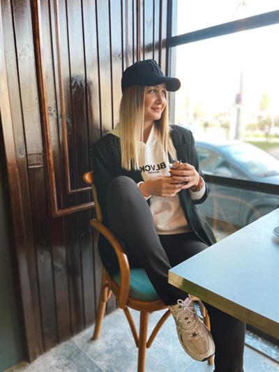 Oversize Model Yazı Detay Blazer