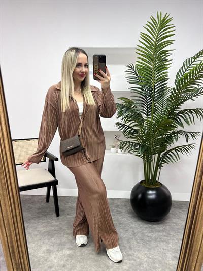 Paça Detaylı Pilise Takım Bronz
