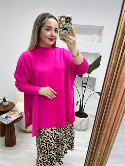 Panço Model Çelik Triko Fuşya