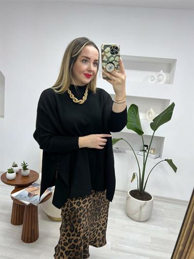 Panço Model Çelik Triko Siyah