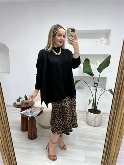 Panço Model Çelik Triko Siyah