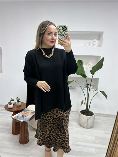 Panço Model Çelik Triko Siyah