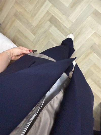 Paraşüt Detaylı Yelekli Tasarım Takım Lacivert