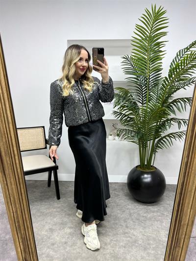 Payet Bomber Ceket Siyah