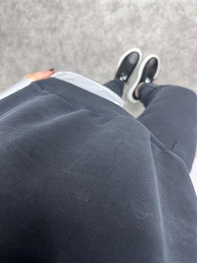 Poplin Garneli Orj Marka Kumaş Takım Koyu Antrasit