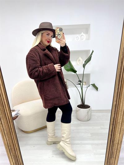 Premium Teddy Kaban Acı Kahve