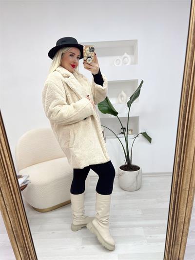 Premium Teddy Kaban Ekru