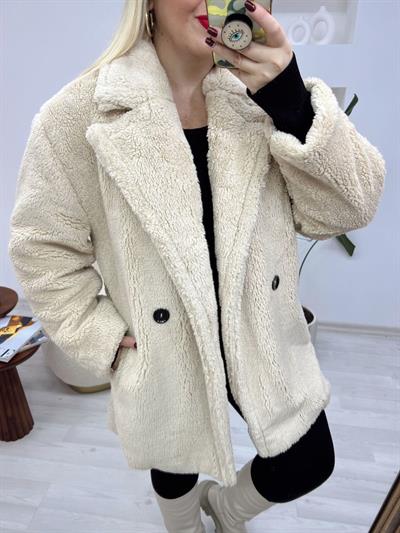 Premium Teddy Kaban Ekru